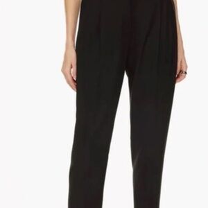 Aritzia Black Tailored High-Waist Trousers